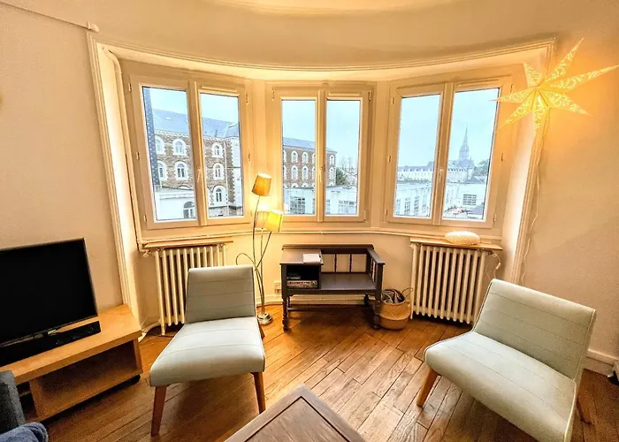 شقة De Charme De 75m², Lumineux Et Calme نانت